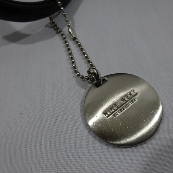 Nine West Womens Handbag Black Shoulder Leather - Picture 3 of 8